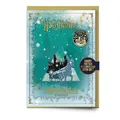 Harry Potter Hogwarts In The Snow Weihnachtskarte mit Hogwarts im Sc (US IMPORT)