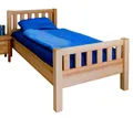 Komfortbett Seniorenbett Kopf- und Fußteil Kernbuche massiv 100x200