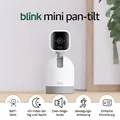 Blink Mini Pan-Tilt Überwachungskamera| Zwei-Wege-Audio|Bewegungserfassung |Weiß