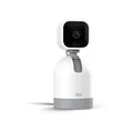 Blink Mini Pan-Tilt WLAN Überwachungskamera 1080p HD Innen Alexa Weiß NEU