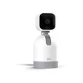 Blink Mini Pan-Tilt Camera | Bewegliche Plug-in-Überwachungskamera für Weiß