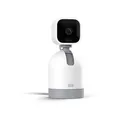 Blink Mini Pan-Tilt 360° Tag Nachtsicht Überwachungskamera weiß Alexa Motion Neu