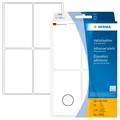 HERMA Etiketten permanent adhesive weiß 52 x 82 mm 128 32 Bogen x 4 (2490)