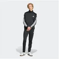 adidas Sportswear Trainingsanzug DAYREADY (2-tlg), für Laufen und sportliche Aktivitäten, zweiteiliges Set schwarz S (44/46)