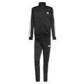 adidas Herren Sportswear Basic 3 Stripes Tricot Track Suit, Black, S