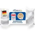 AM Qualitätsmatratzen Premium Daunenkissen 40x80 im 3-Kammer-System Made in Germany & DOWNPASS Zertfiziert