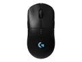 Logitech Gaming Mouse G Pro - Maus - rechts- und linkshändig - optisch - kabellos - LIGHTSPEED - kabelloser Empfänger (USB)