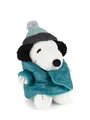 Snoopy Kuscheltier mit cooler Steppjacke Peanuts x Bon Ton Toys  20 cm