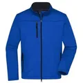 Men's Softshell Jacket Klassische Softshelljacke im sportlichen Design aus recyceltem Polyester blau, Gr. M