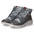 KRISBUT 3298-4 PO Schnürstiefel Glattleder Damen in blau - Gr. 40