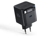 RealPower GaN Charger 65W schwarz,65 Watt,2x Type-C (65 W, 2 Ports) (547528)
