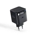 Realpower 547528 REALPOWER GaN Charger 65W schwarz,65 Watt,2x Type-C