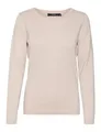 VERO MODA Damen VMCARE Shine LS O-Neck Pullover NOOS Strickpullover, Misty Rose/Detail:W. Silver Lurex, S