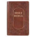 KJV Bible Giant Print Brown (Leather Bound) (US IMPORT)