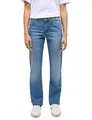 MUSTANG Damen Jeans Crosby Relaxed Straight Fit - Blau -Light Blue Denim W26-W34, Größe:31W / 30L, Farbvariante:Light Blue Denim 5000-402