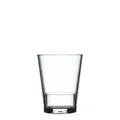 Trinkglas 200 ml SAN, klar, Glas, Set, Becher, Wasserglas