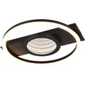 REALITY LEUCHTEN LED Deckenleuchte Wheeler Infinity Mirror Effekt (Schwarz matt, 5 cm)""