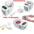 Eismaschine Eisbereiter Eiscreme Icemaker selbstkühlend Inkl.6 Rezepte Speiseeis