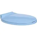 vidaXL Toilettensitz mit Absenkautomatik Blau Oval 145822