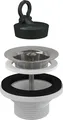Alcadrain Ablaufventil für Waschbecken 5/4" mit einem Edelstahlgitter DN63