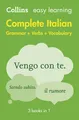 Easy Learning Italian Complete Grammar, Verbs and Vocabulary 3 books in 1 Tru...