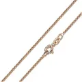 Materia Kette ohne Anhänger Rosegold Venezianer Kette Damen K101, aus 925 Silber rosa 50 cm