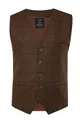 JP 1880 Herren große Größen Übergrößen Menswear L-8XL Weste, Karo, Strickrücken, bis 7 XL dunkles karamell 7XL 829374336-7XL