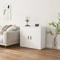 Vidaxl Sideboard White 80x33x70 Cm Engineered Wood