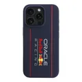CG MOBILE Red Bull RBHMP16L24SIOLRV Hülle für iPhone 16 Pro 6.3 Zoll Marineblau Lizenziert Silicone Vertical Logo MagSafe-kompatibel