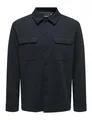 ONLY & SONS Herren Freizeit Hemd ONSNEWKODYL Overshirt Regular Fit XS - XXL, Größe:L, Farbe:Dark Navy 22021279
