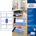 AVERY Zweckform Visitenkarten 260 g/m² matt weiß C32015-25