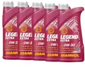 5x1 Liter Mannol Legend Extra 0W30 Motoröl 0W-30 C2 /C3 BMW LL-12FE VW 505.01