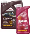 5+1  Liter Mannol Legend Extra 0W30 Motoröl 0W-30 C2 /C3 BMW LL-12FE VW 505.01