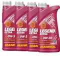 4x1 Liter Mannol Legend Extra 0W30 Motoröl 0W-30 C2 /C3 BMW LL-12FE VW 505.01