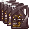 4x5L MANNOL LEGEND 0W-30 MOTORÖL API SN ACEA passend für BMW LL-12FE MB 229.61