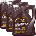 3x5L MANNOL LEGEND 0W-30 MOTORÖL API SN ACEA passend für BMW LL-12FE MB 229.61