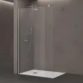 doporro Luxus Duschwand für Dusche Duschabtrennung 90x200cm Walk-In Dusche 8mm ESG-Sicherheitsglas Klarglas inkl. Nanobeschichtung Bremen01K