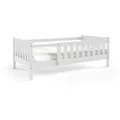 Masseno Kinderbett, Weiß, Holz, 80x160 cm, Kinder- & Jugendzimmer, Kindermöbel, Kinderbetten, Kindereinzelbetten