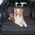 FLUFFINO® Kofferraumschutz Hund (inkl. Seiten- & Ladekantenschutz) - Wasserfeste, Kratzfeste & abwischbare Kofferraum Schutzmatte für Hunde - Hundedecke Auto Kofferraum