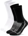 Occulto Herren & Damen Rennradsocken 2er Pack (Modell: Eddy), Fahrradsocken 1 X Schwarz 1 X Weiß 35-38