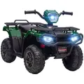Homcom Mini, Schwarz, Grün, Metall, 45x50x88 cm, Spielzeug, Kinderspielzeug, Kinderautos & Elektro-Kinderautos