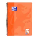 Oxford Touch Collegeblock A4, liniert mit Doppelrand, 80 Blatt, koralle (Packung