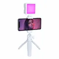 Rollei Comfort Desktop LED-Set LUMIS Mini RGB Smartphone-Halterung Mini-Stativ