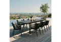 IDIMEX Garten-Essgruppe SUNNY, (9-tlg), Gartenmöbel Set mit 8 Stühlen & ausziehbarem Tisch schwarz/grau
