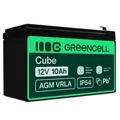 Green Cell AGM Battery Lead Acid 12V 10Ah Maintenance Free for UPS and - Batterie - 10.000 mAh (AGM50)