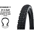 27.5 Zoll SCHWALBE Reifen 27.5x2.8 Smart Sam K-Guard Active 70-584 - Schwarz