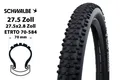 Schwalbe Fahrradreifen 27.5 Zoll SCHWALBE Reifen 27.5x2.8 Smart Sam K-Guard Active 70-584, (1-tlg)