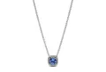 Pandora Kette mit Anhänger Pandora Kette funkelnde eckige Strahlenkranz 393560C01-45 Silber/Blau