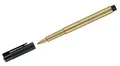 FABER-CASTELL Filzstifte, Pigmenttinte PITT Artist Pen 1,5 mm, Gold, 3 Stück