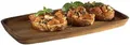 APS Servierbrett, Brett aus geöltem Akazienholz, Tablett aus Holz, Holzbrett für den Service, braun, 15 x 30 cm, 2 cm Höhe